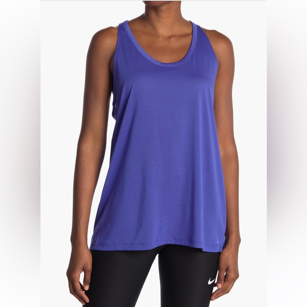 Nike Scoop Neck Yoga Dri-FIT Tank | Medium,
LAPIS/ SAPPHIRE